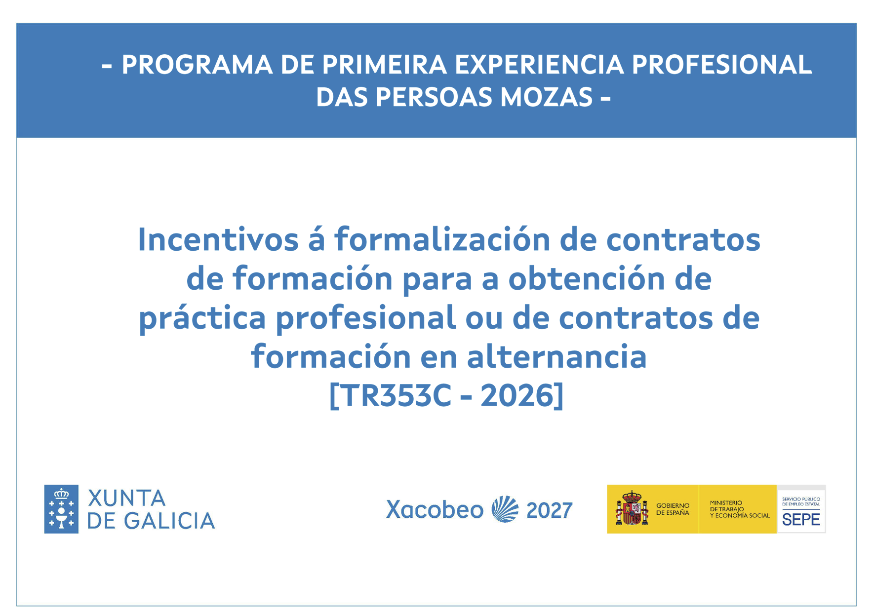 Cartel informativo TR353C-2026